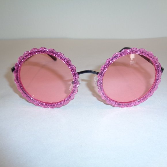 Diff Eyewear DIXIE Pink Glitter New Sunglasses main image 4